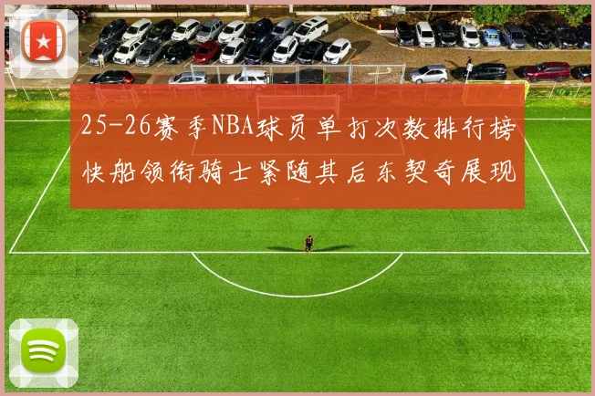 25-26赛季NBA球员单打次数排行榜快船领衔骑士紧随其后东契奇展现最高效率